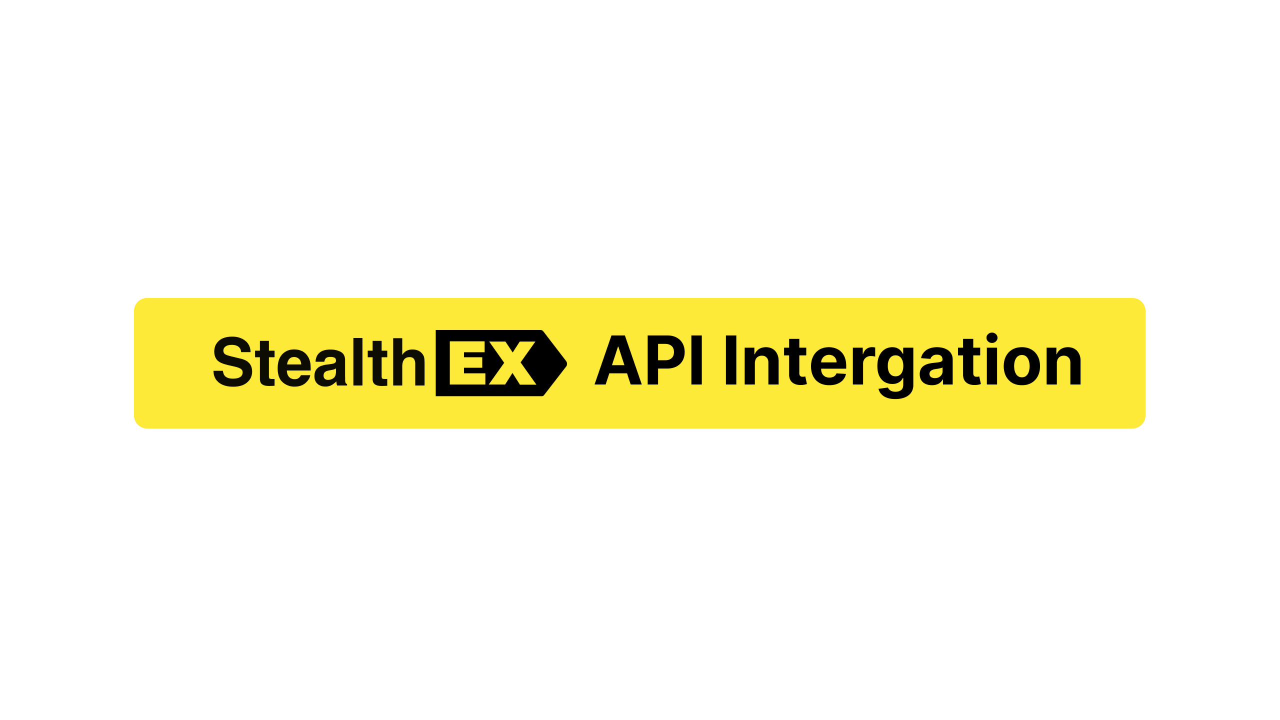 Stealthex API integration