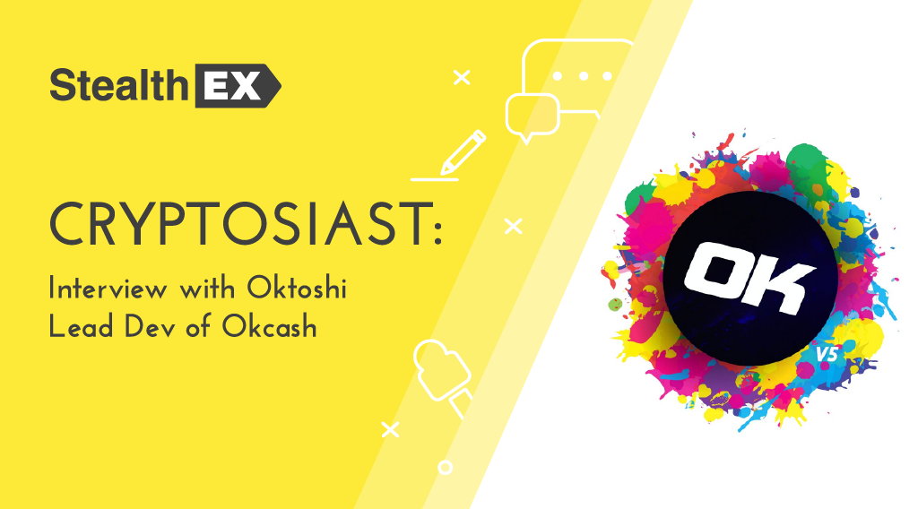 StealthEX Interview with Oktoshi, Lead Dev of Okcash