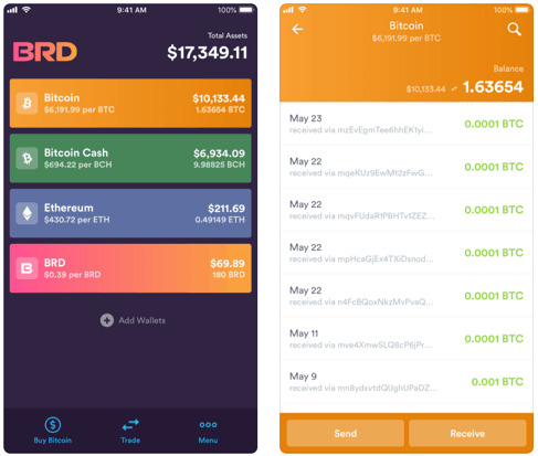 BRD wallet bitcoin stealthex