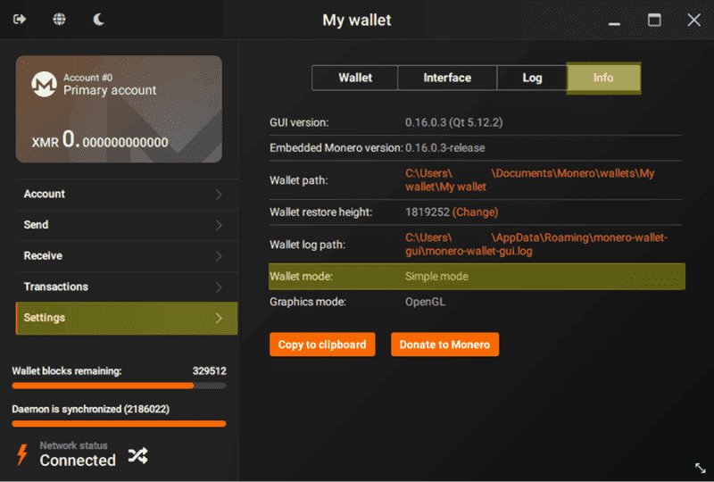 Best Monero Wallets: Monero GUI Wallet