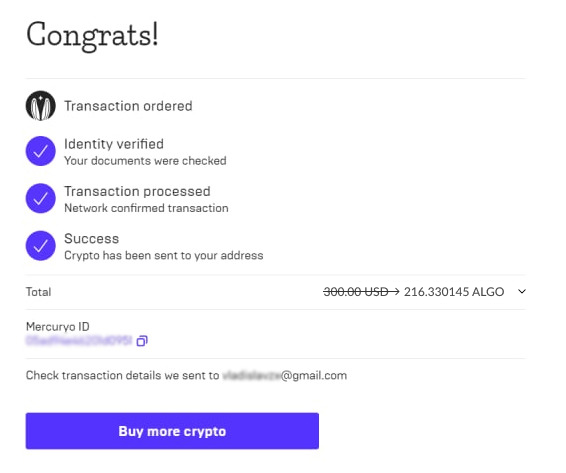 How to Buy Algorand With A Credit Card. Article by StealthEX