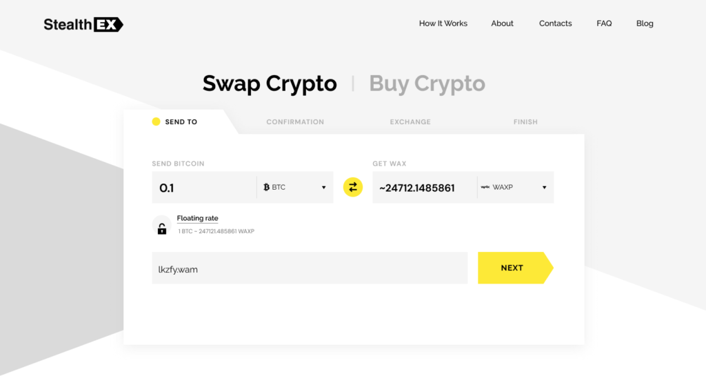 How To Buy Wax Crypto. Article by StealthEX Send to Exchange