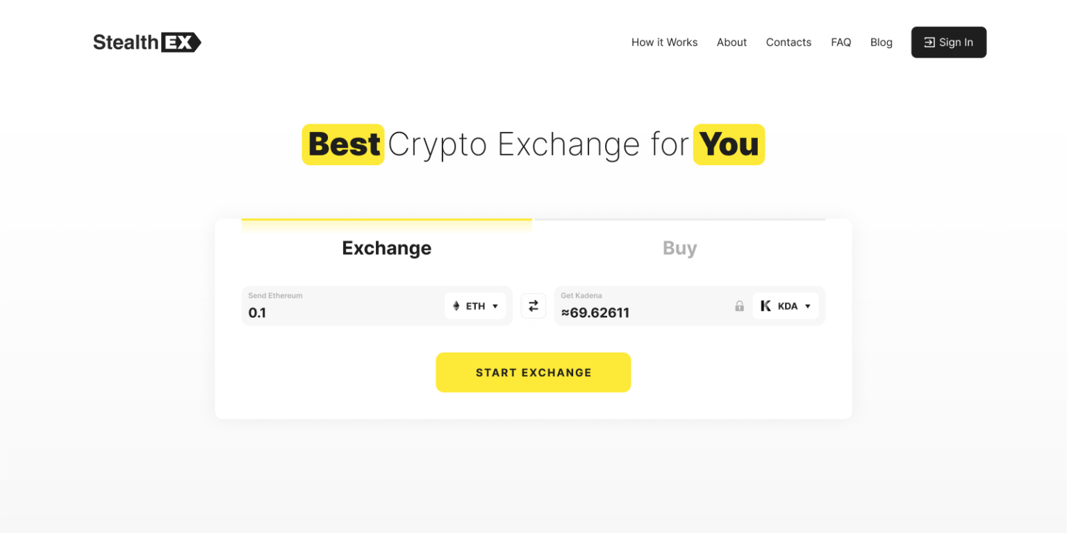 kadena coin exchange