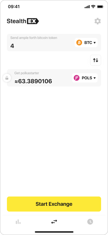 StealthEX Mobile Crypto Exchange App - Exchange 1 (1)