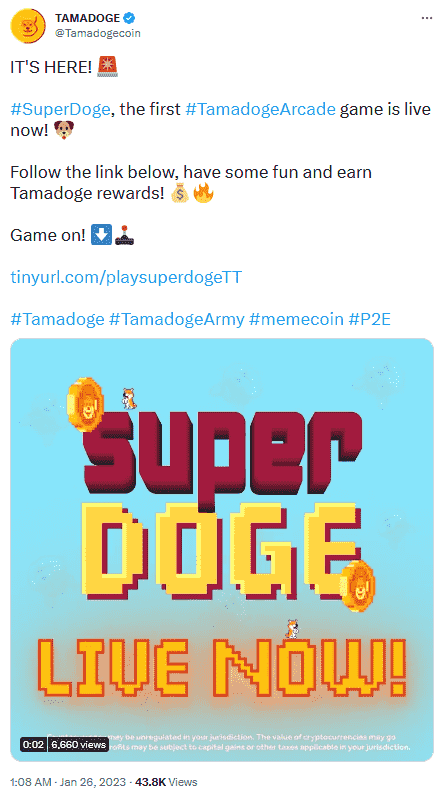 SuperDoge Play-to-Earn Game