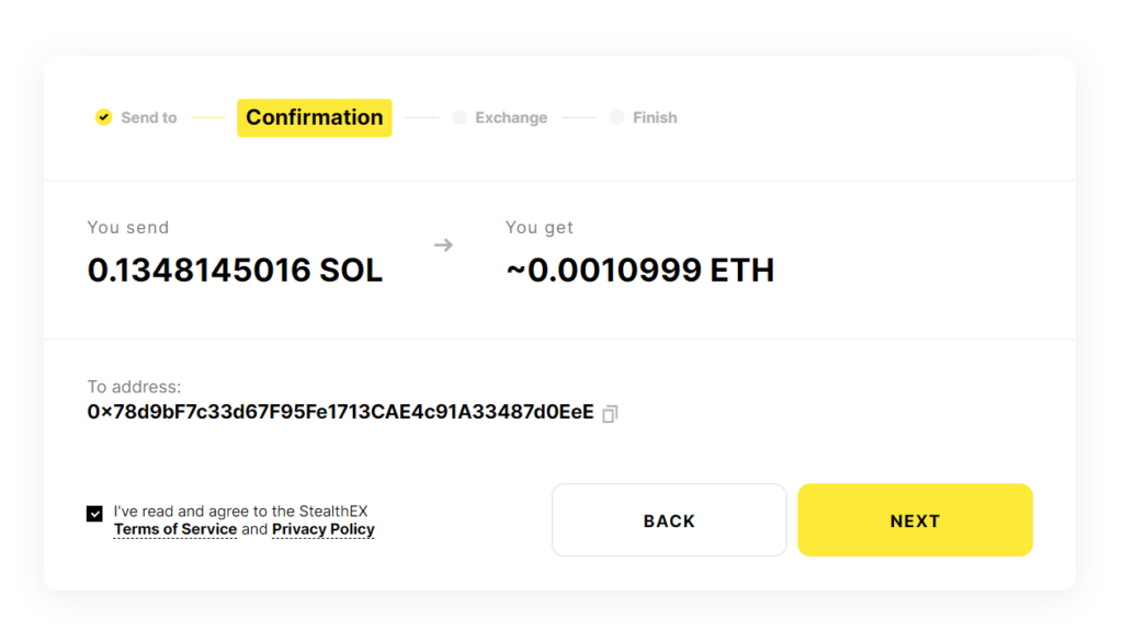 How to Convert Solana to ETH
