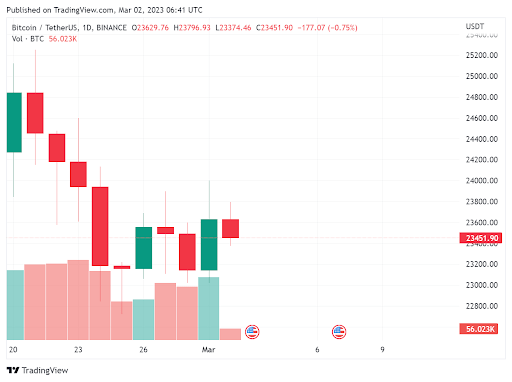 Bitcoin Price in USD This Week