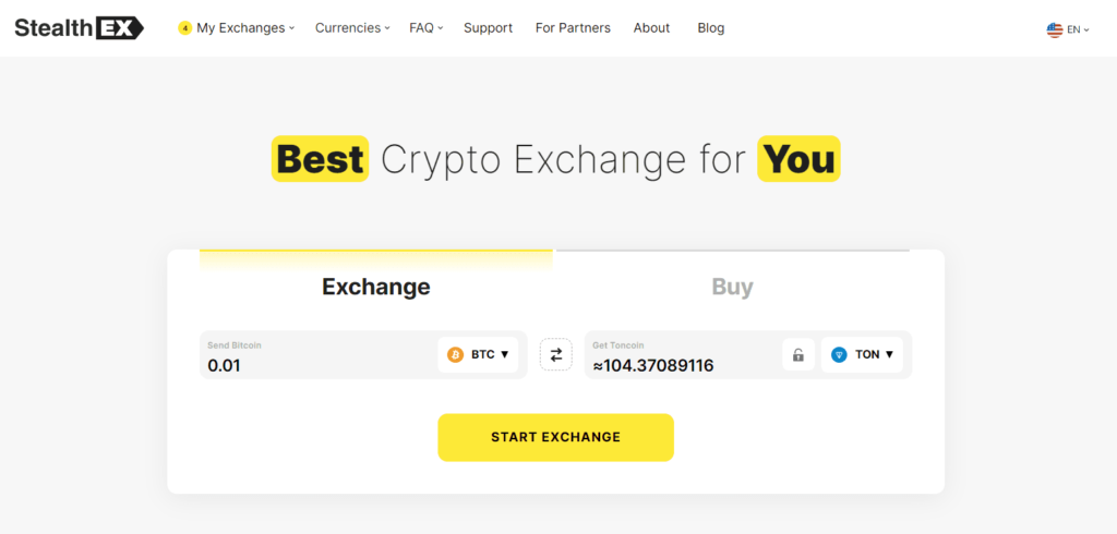 TON coin exchange