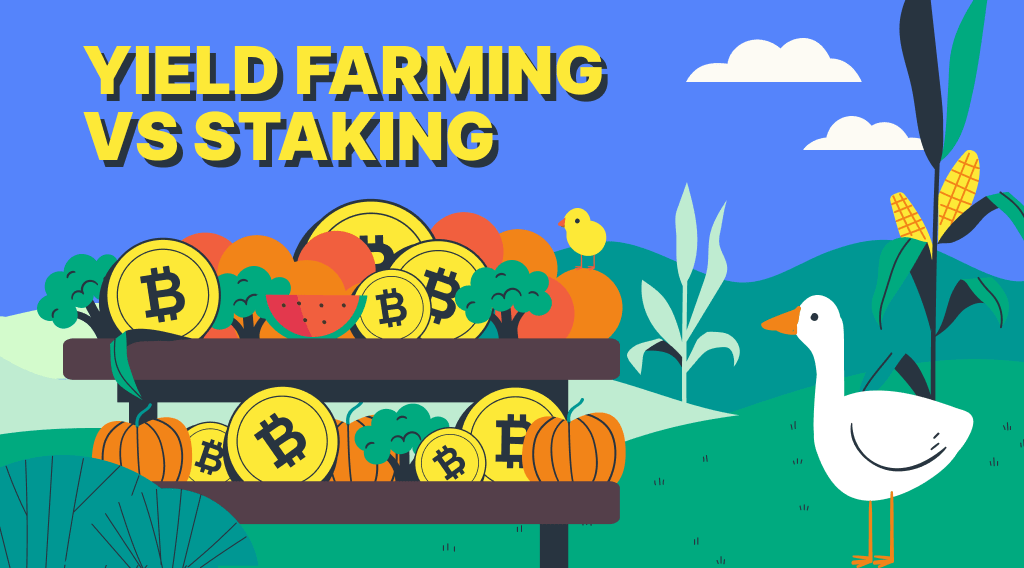 Yield Farming vs Staking: An Ultimate Guide on Crypto Passive Income 