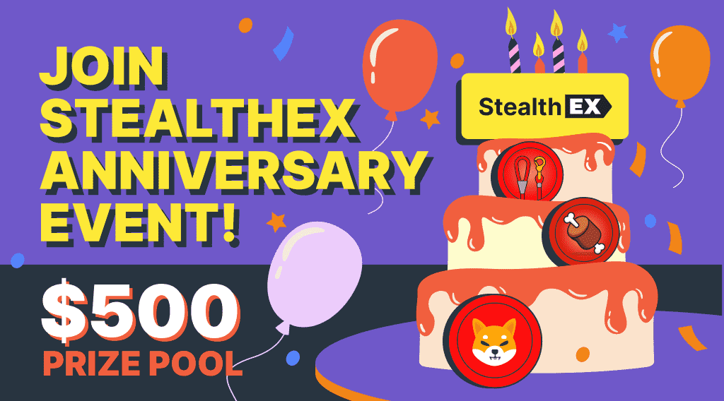 StealthEX Celebrates Its 5th Anniversary: Join the Birthday Event!