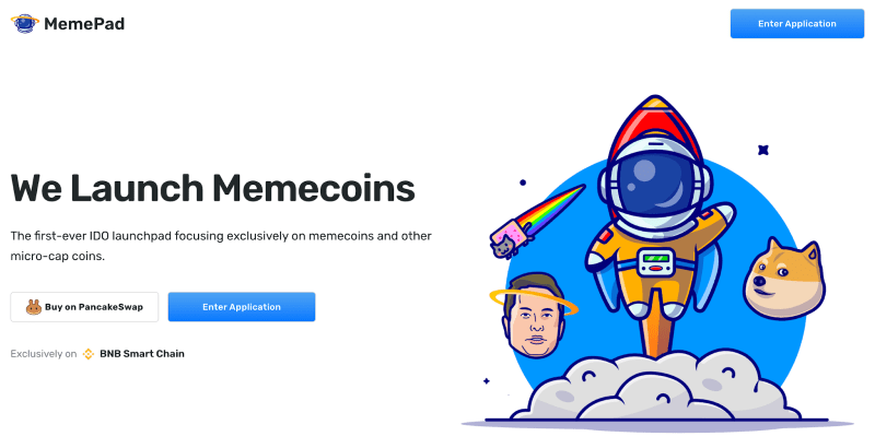 MemePad Start Page