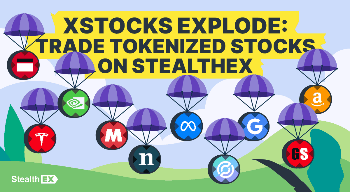 Swap xStocks Tokens Instantly on StealthEX